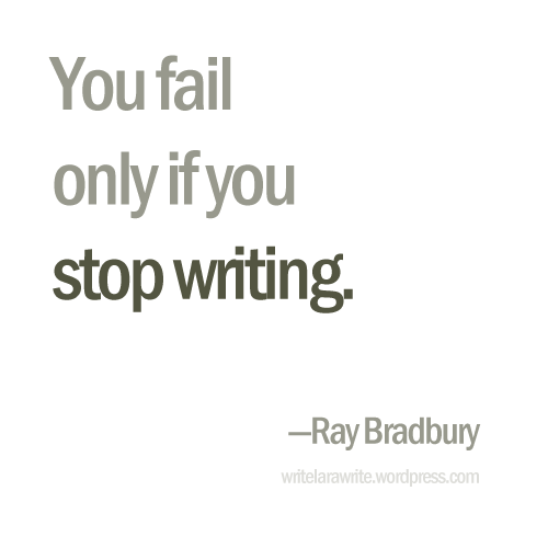 The Myth of Writer's Block | writelarawrite (click for more quotes)