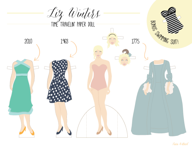 Liz paper doll