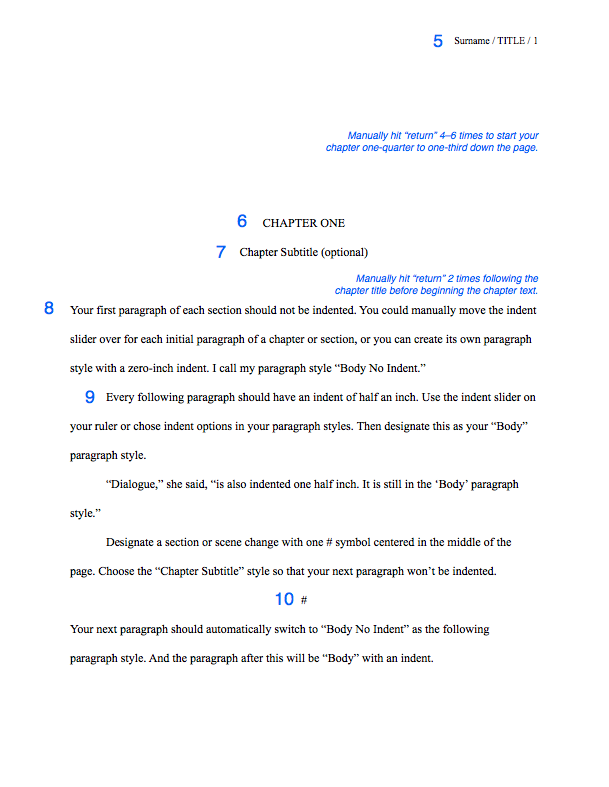 How to Format your Novel Manuscript and Query Letter