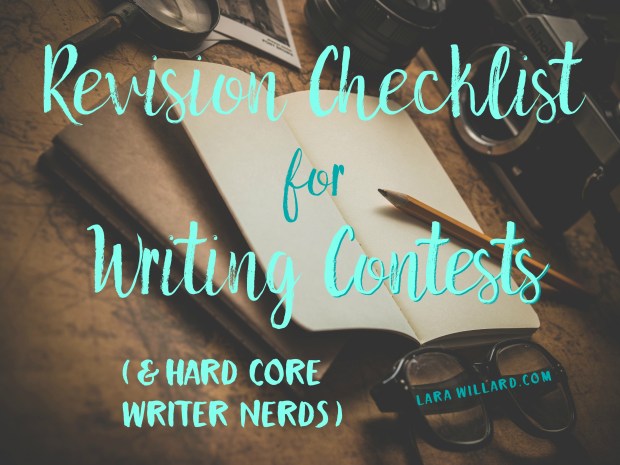 Revision Checklist for Writing Contests (and hard-core writer nerds)